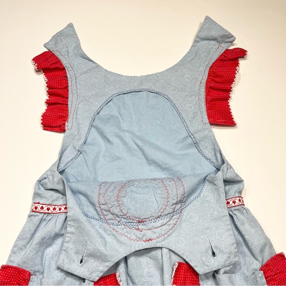 Vintage Handmade Raggedy Ann Jumpsuit Outfit - Picture 11 of 12